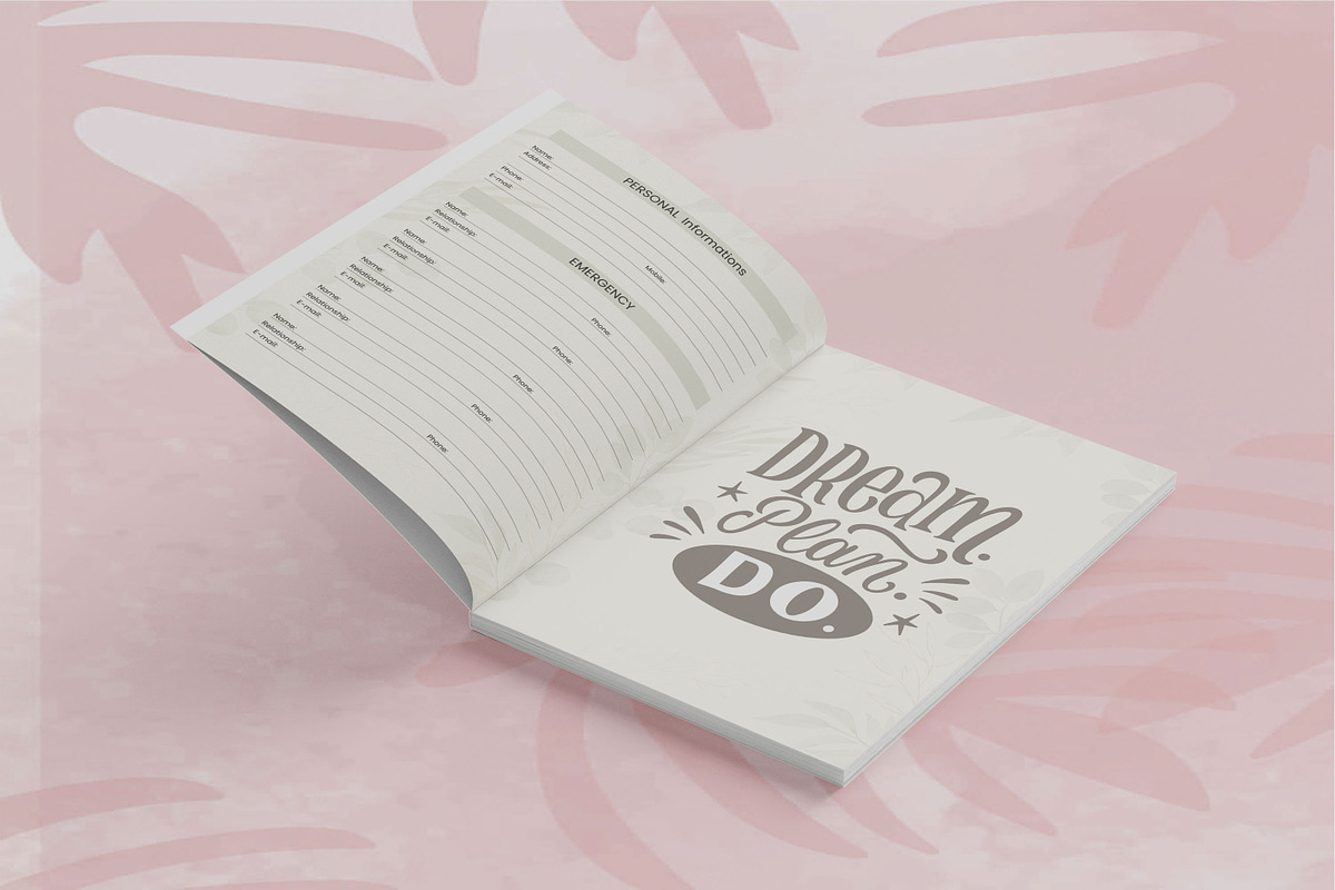 2026-2030 Monthly Planner Five Years, a Design Template by Book2bees (Photo 2 of 4)