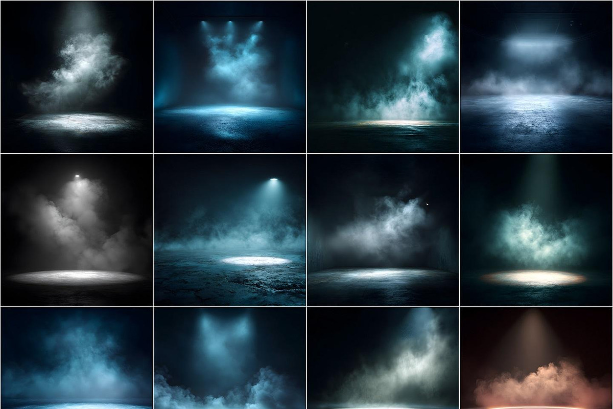 75 Smoke and Fog digital backdrops, a Background Graphic by Walllow Creatives (Photo 3 of 3)