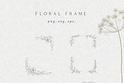Floral wreath Wedding Flowers crest, an Illustration by Summer Nightingale Art (Thumbnail 4 of 7)
