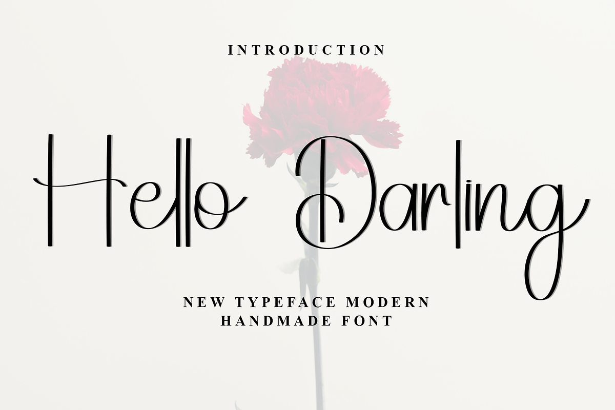 Hello Darling, a Handwritten Font by FreshTypeINK (Photo 1 of 8)