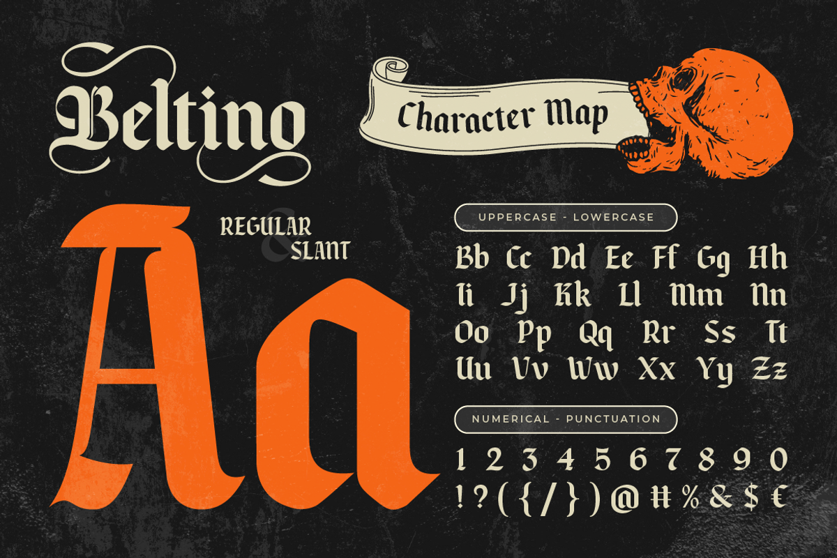 Beltino, a Blackletter Font by Artisan Themes (Photo 2 of 11)
