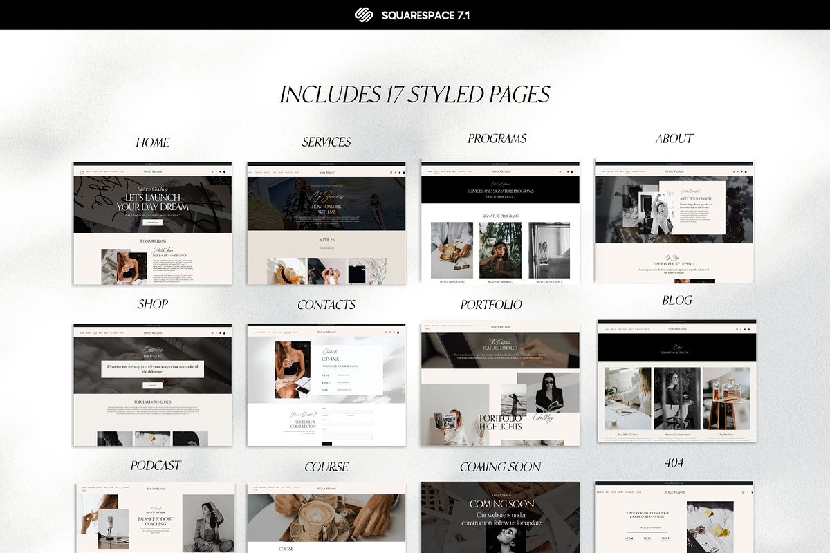 Squarespace Website Template, a Squarespace Template by Presentibox (Photo 11 of 12)