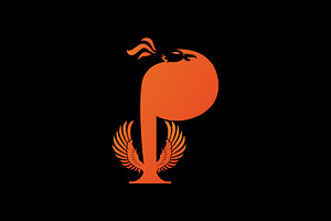 Letter P Phoenix Logo, a Branding & Logo Template by Salman Shop