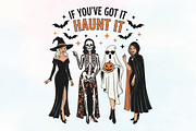 Sarcastic Halloween Haunt It PNG, an Illustration by CraftArtStudio (Thumbnail 1 of 4)