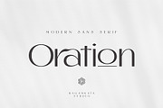Oration - Beauty Product Typeface, a Sans Serif Font by RagamKata (Thumbnail 1 of 10)