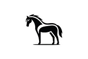 Minimalist Stallion Logo Vector, a Branding & Logo Template by Vectorium Studio (Thumbnail 1 of 2)