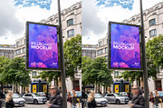 Paris Street Pole Billboard Mockup, an Advertising Mockup by Mockups by Carlos Viloria (Thumbnail 3 of 4)