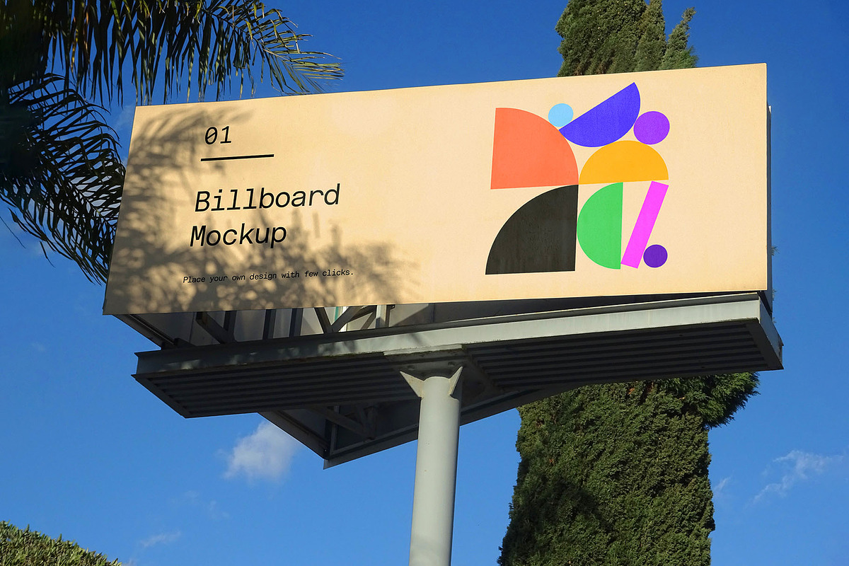 Billboard Poster Street Mockup, an Advertising Mockup by Asylab (Photo 1 of 5)
