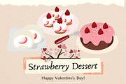 Strawberry Dessert, a Graphic by PKshop (Thumbnail 1 of 3)