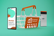 Pixel 6 Shopping Mockup, an Android Mockup by Qaleb Studio (Thumbnail 6 of 13)