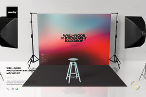 Photography Backdrop Mockup Set, a Product Mockup by creatsy5