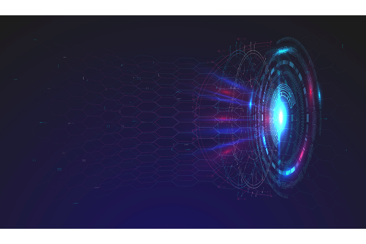 Abstract Futuristic Template, a Technology Illustration by Andrew_Derr (Photo 5 of 12)