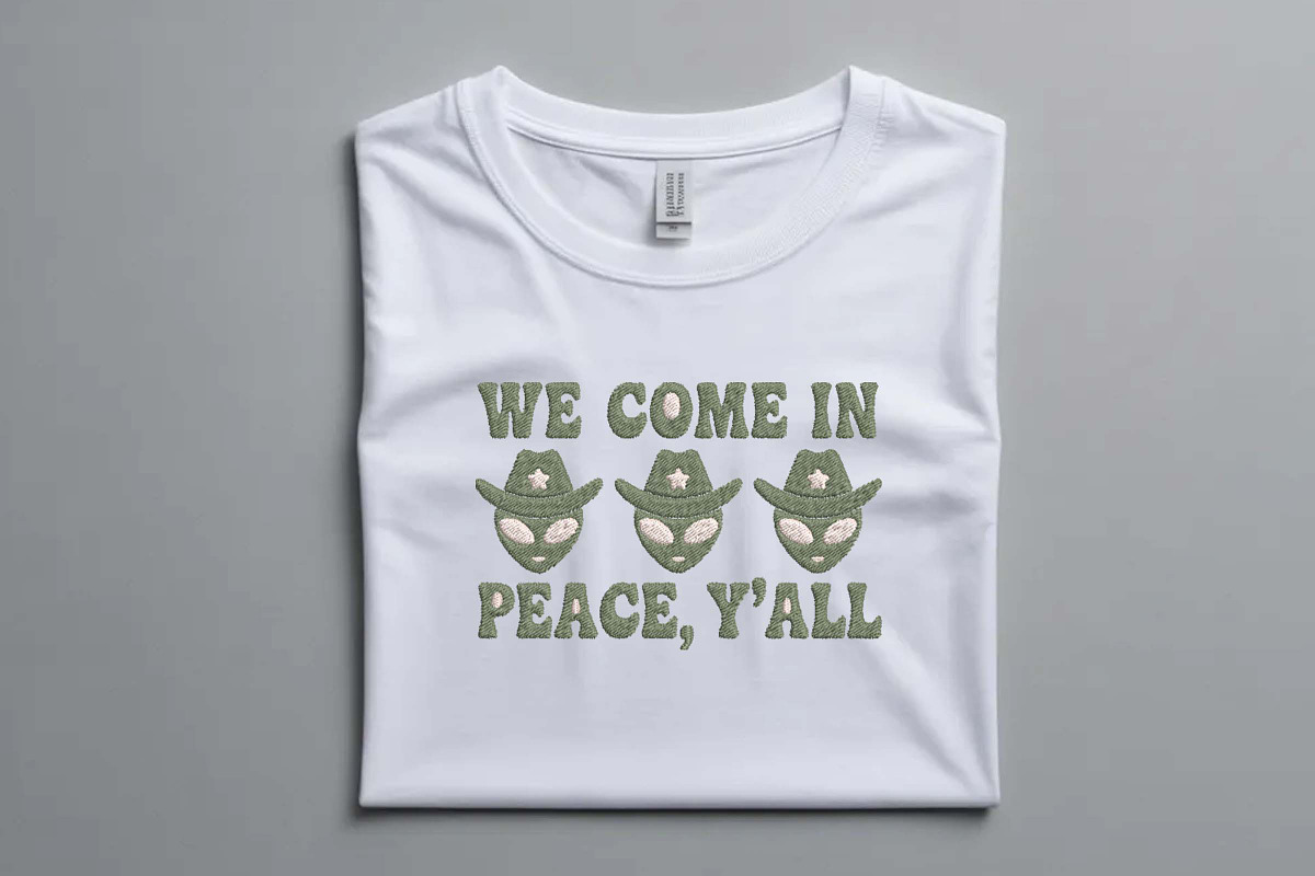 We Come In Peace Y'all Alien Cowboy, an Illustration by Purpose Ekbal (Photo 2 of 3)