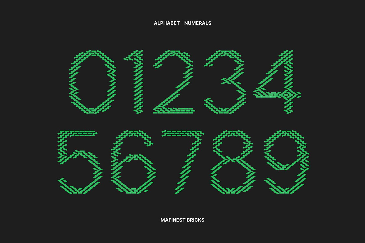 Mafinest Bricks, a Sans Serif Font by Craft Supply Co. (Photo 6 of 8)
