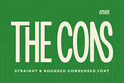 The Cons - Condensed Sans Serif Font, a Sans Serif Font by Afkari Studio (Thumbnail 1 of 10)