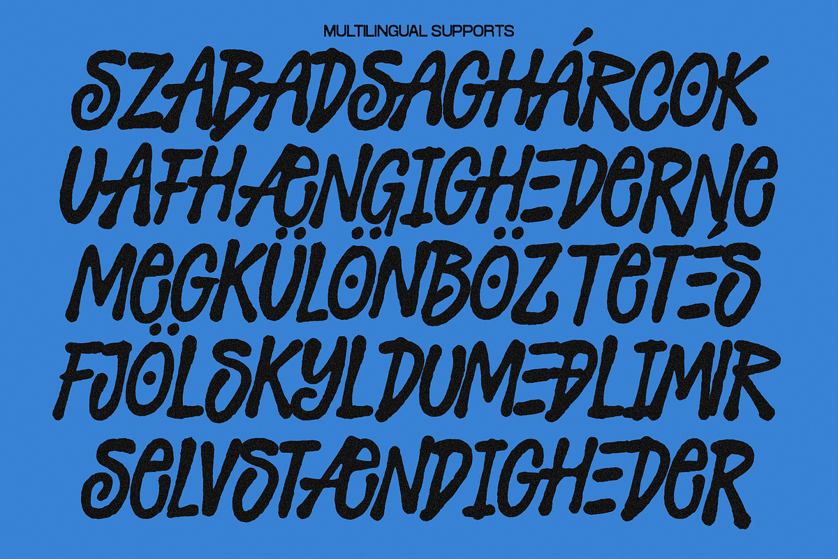 Bodark – Hand Drawn Tagging Font, a Handwritten Font by The Native Saint Club (Photo 10 of 16)