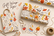 Autumn Clipart Illustrations, a Seasonal Illustration by Anna Studio (Thumbnail 3 of 11)