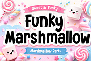 Funky Marshmallow, a Sans Serif Font by Wow Magic (Thumbnail 1 of 4)