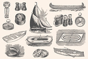 Adventure - Vintage Illustration Set, an Illustration by Graphic Goods (Thumbnail 9 of 11)