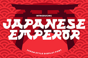 Japanese Emperor - Japan Style Font