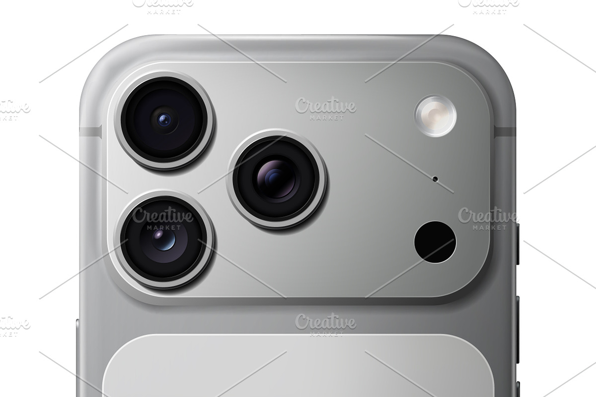 Vector Iphone 17 PRO MAX Mockup, an iPhone Mockup by PhotoVector (Photo 2 of 2)