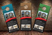 Real Estate Agency PSD Door Hanger, a Stationery Template by Business Flyers (Thumbnail 1 of 3)