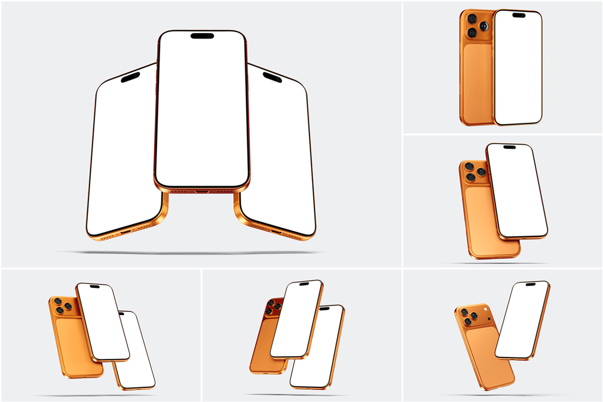 Portrait Phone Device Mockup, a Device Mockup by Rizky Audymas (Photo 10 of 10)