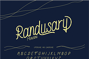 Randusary Font Pack 3 Font, a Script Font by Khoir (Thumbnail 6 of 13)