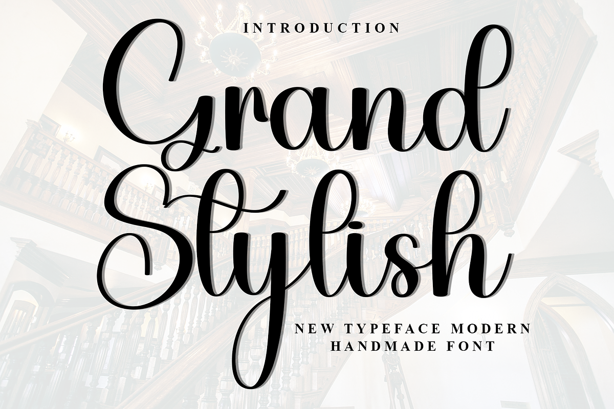 Grand Stylish, a Handwritten Font by FreshTypeINK (Photo 1 of 7)