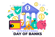 10 International Banking Day, a Finance Illustration by denayunebgt (Thumbnail 4 of 4)