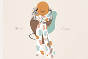 Femi & Artsy illustrations set, an Illustration by Bibela (Thumbnail 2 of 10)