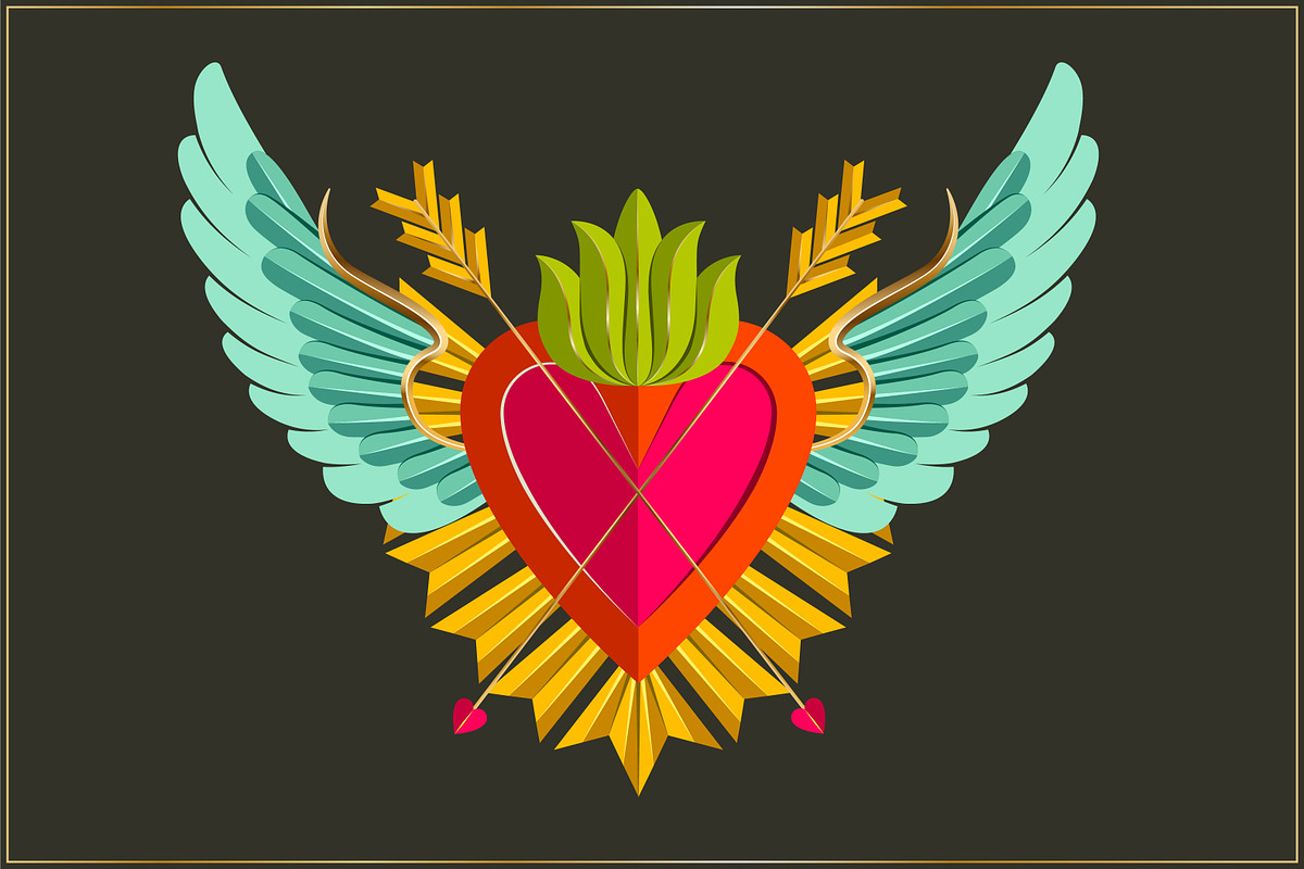 Valentines Milagro Hearts PNG Files, a Texture Illustration by Lee Iley (Photo 6 of 6)
