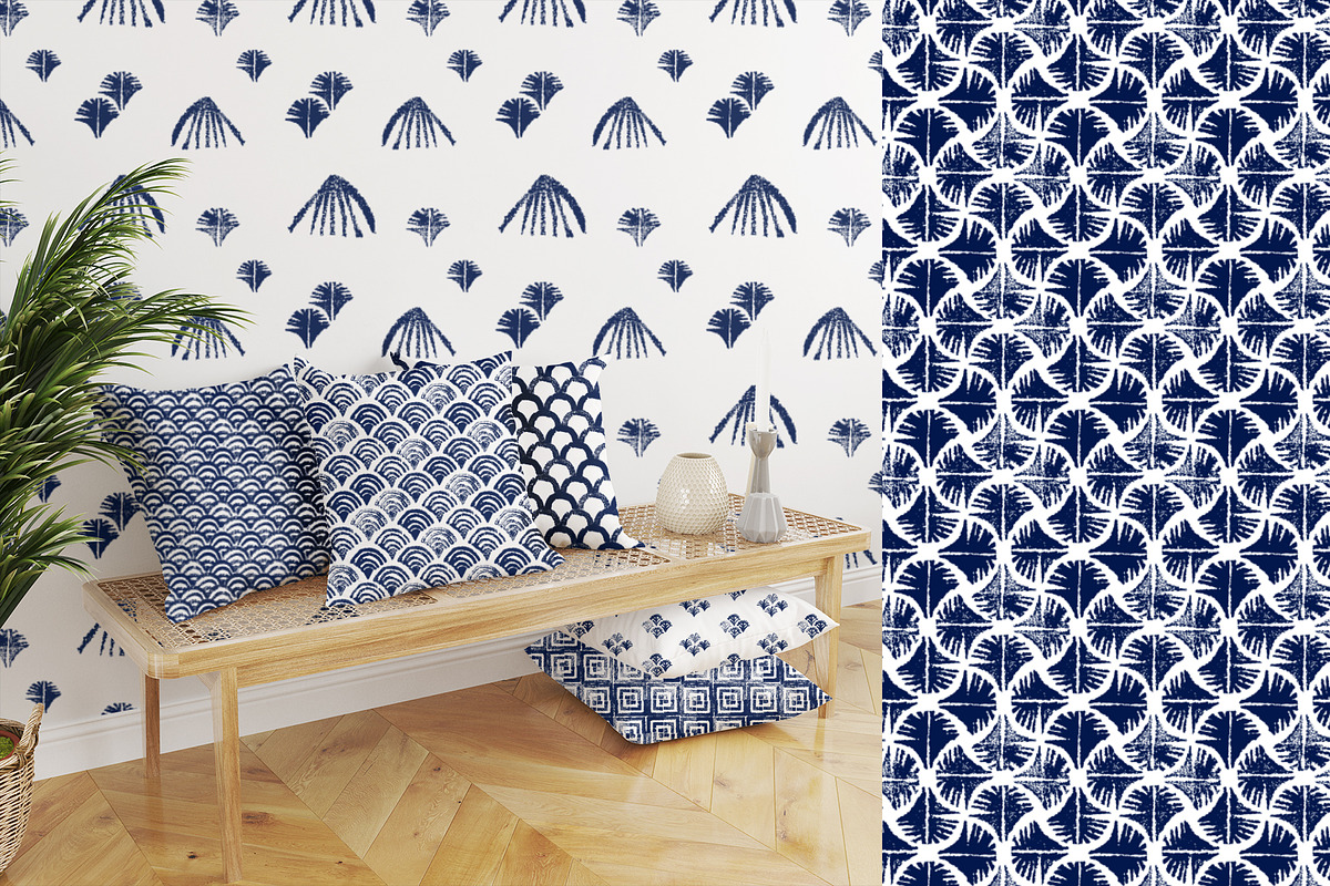 Japanese Vector Patterns & Elements, a Pattern Graphic by Julie&Taily (Photo 8 of 24)