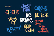 Space circus. Graphic set, an Animal Illustration by Maru_art (Thumbnail 9 of 13)