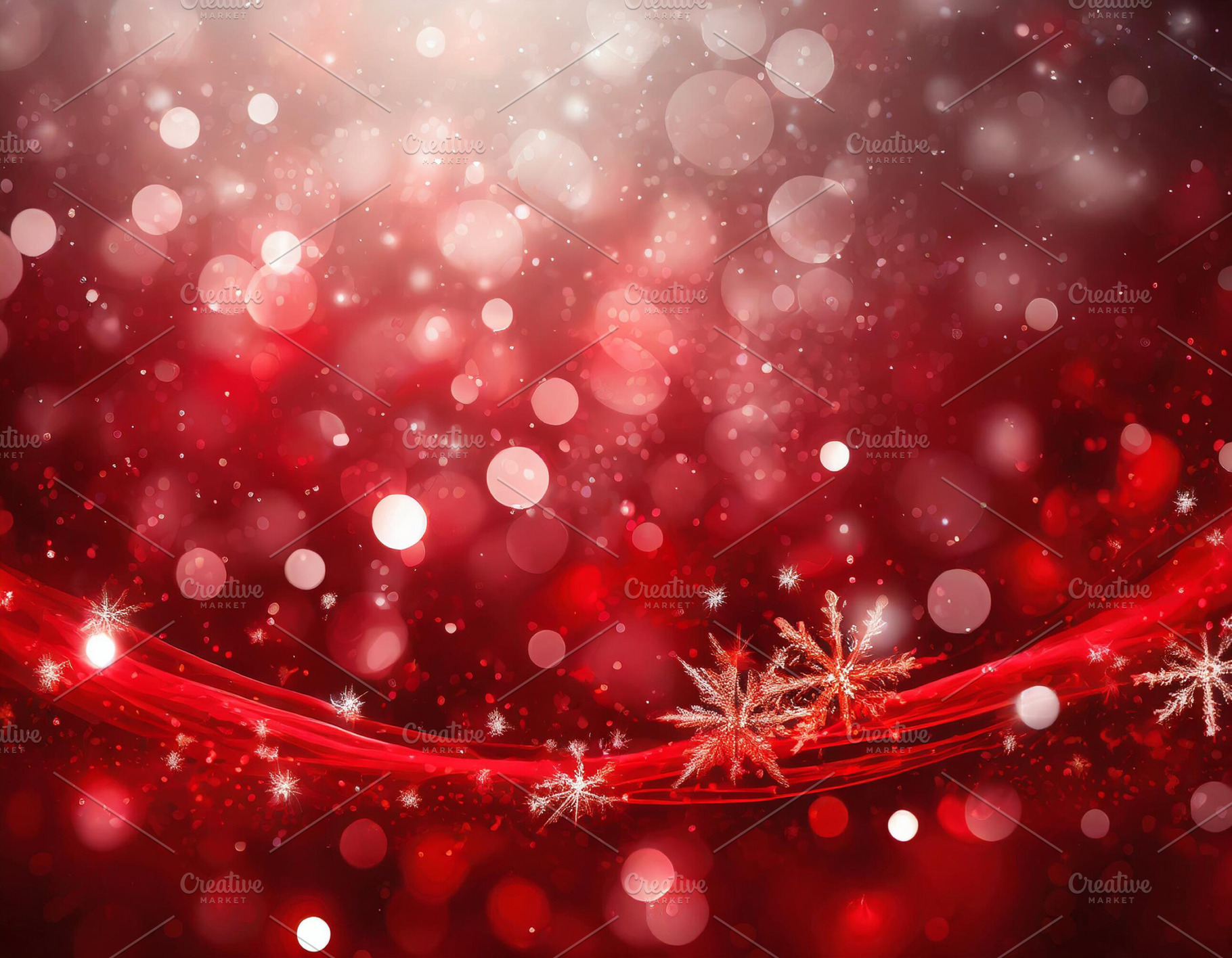 abstract christmas background, a Photo by WorldOfPhotos