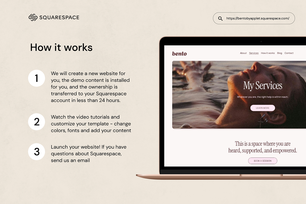 Squarespace Template: Bento preview 5