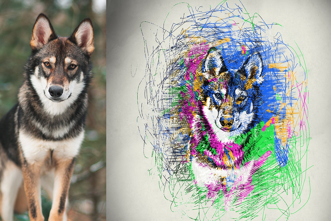 Scribble Drawing Plugin, an Action Add-On by MRI STUDIO (Photo 2 of 12)