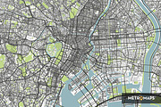 Tokyo Map – Regular / Regular, an Illustration by MetroMaps (Thumbnail 3 of 3)