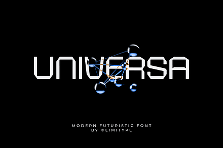 Universa - Futuristic Font