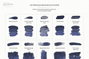 Gouache Brushes for Procreate, a Brush Add-On by Lisa Glanz (Thumbnail 9 of 14)
