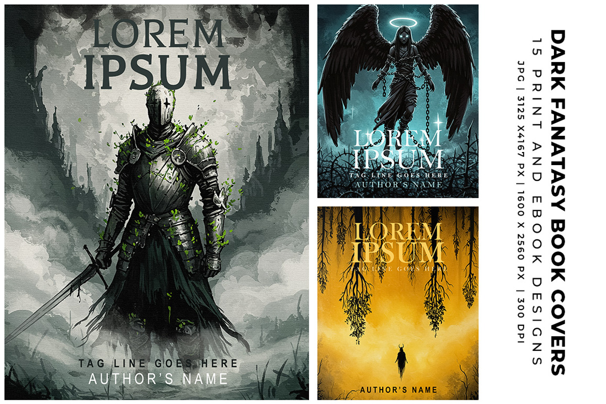 Dark Fantasy Book Covers preview 4