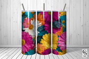 Vibrant Hippie Flowers Pattern, a Pattern Graphic by Creative Store (Thumbnail 5 of 5)