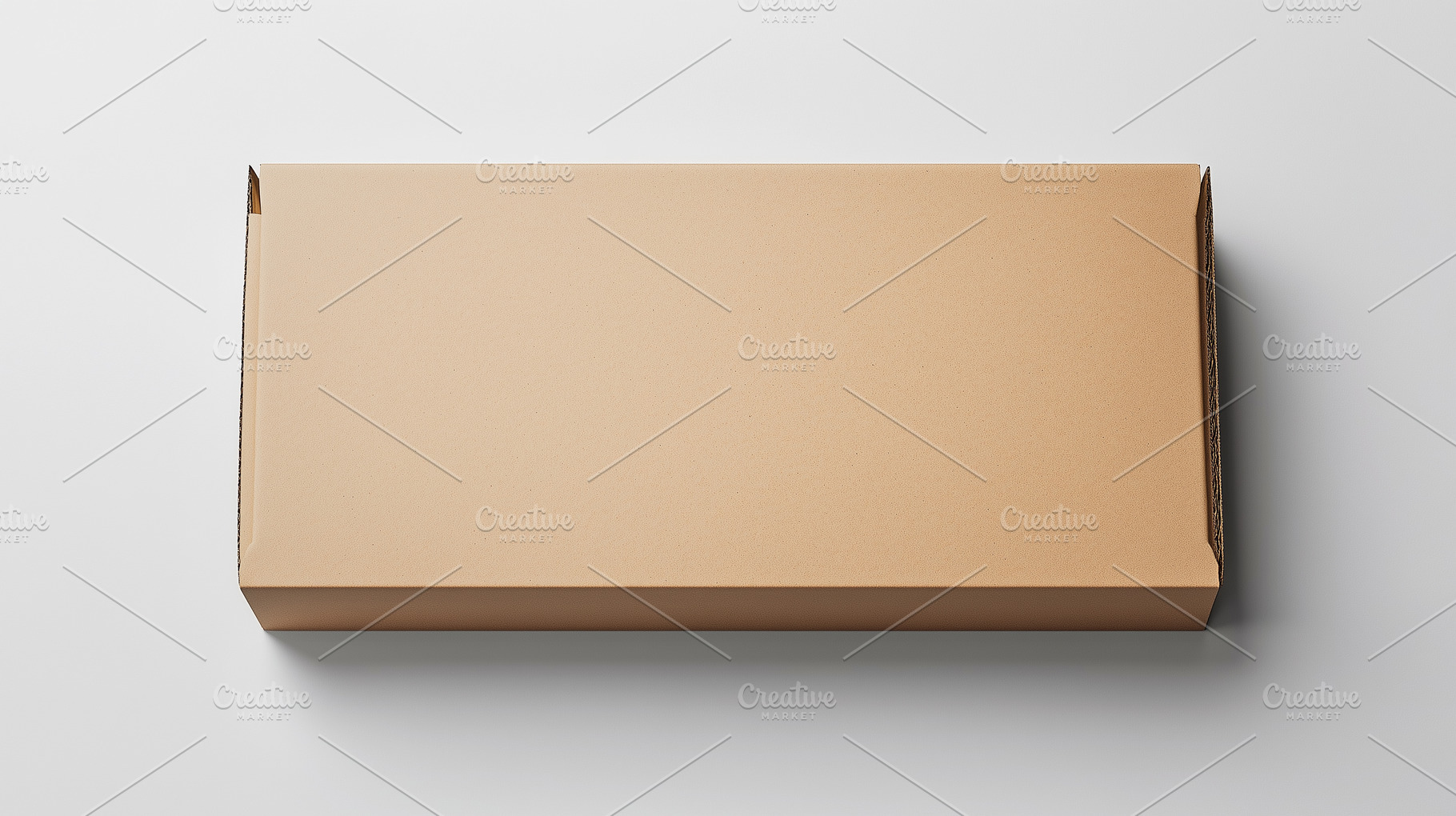 Top view on blank cardboard box, a Background Photo by MistyDay