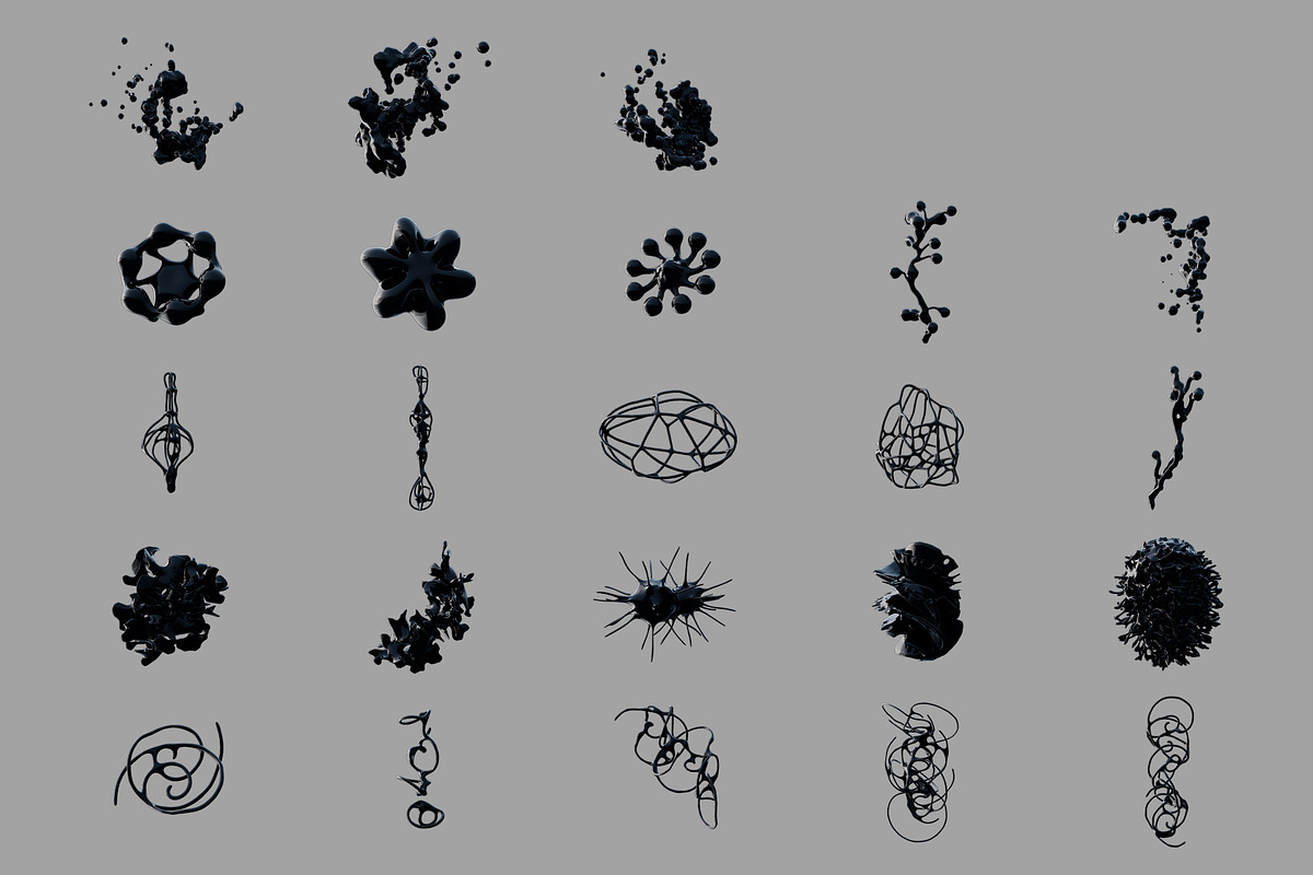 Cyber Coral - Abstract 3D Shapes, an Object Graphic by Dirtybarn (Photo 3 of 7)