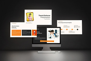 Orange Black Simple Thesis Defense, a Presentation Template by Claymoon Lab