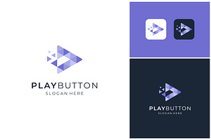Video Play Button Digital Logo, a Branding & Logo Template by ika trisiana