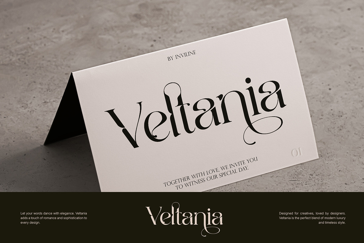 Veltania - Modern Serif Font, a Serif Font by Inviline.co (Photo 14 of 14)