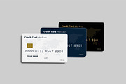Credit Card Mockup, an Advertising Mockup by Graphiculon (Thumbnail 3 of 11)