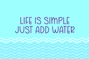 Ocean Blue, a Serif Font by Carrtoonz (Thumbnail 3 of 5)