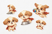 Kawaii Dog Cute Character, an Animal Illustration by Gohsantosa (Thumbnail 3 of 4)